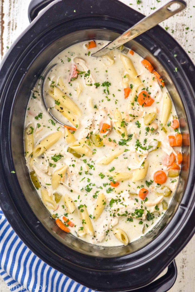 Slow Cooker Chicken Noodle Soup