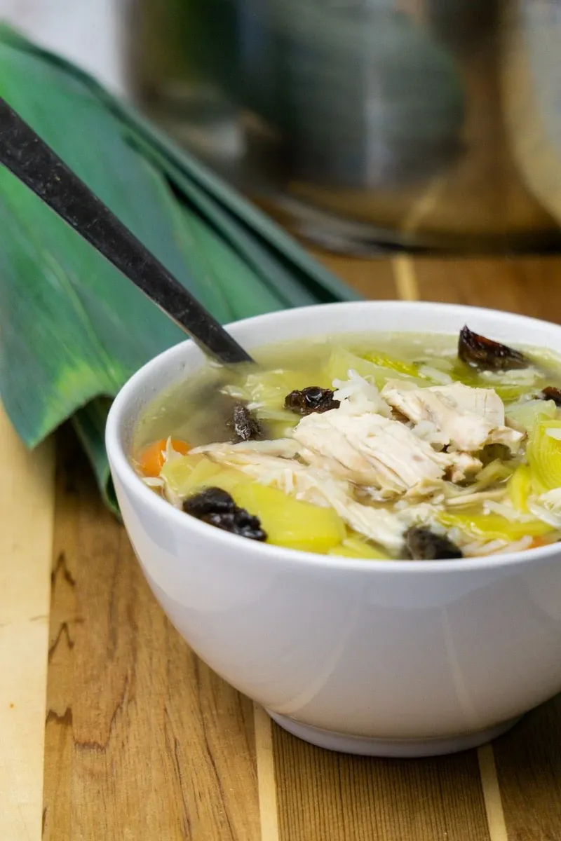 Cock-a-Leekie Soup (Scotland)