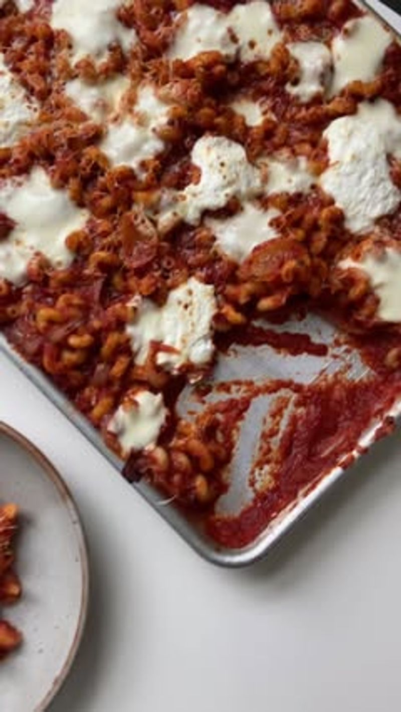 Sheet Pan Pasta Bake