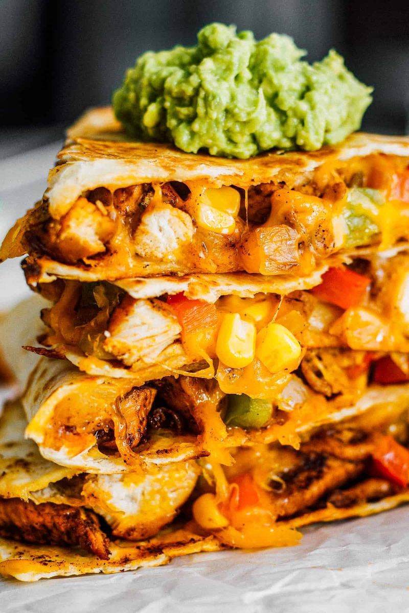 Quesadillas Stuffed With Fridge Odds and Ends