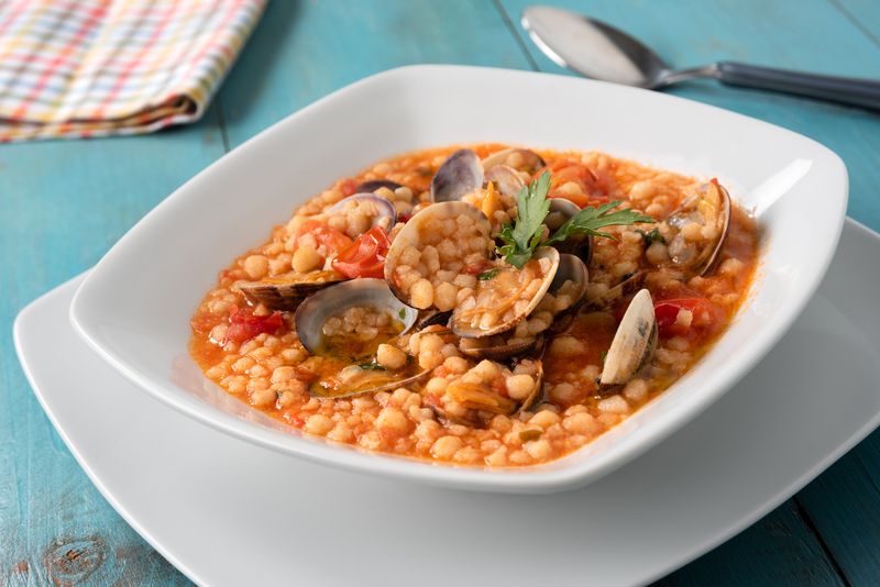 Fregola con Arselle from Sardinia