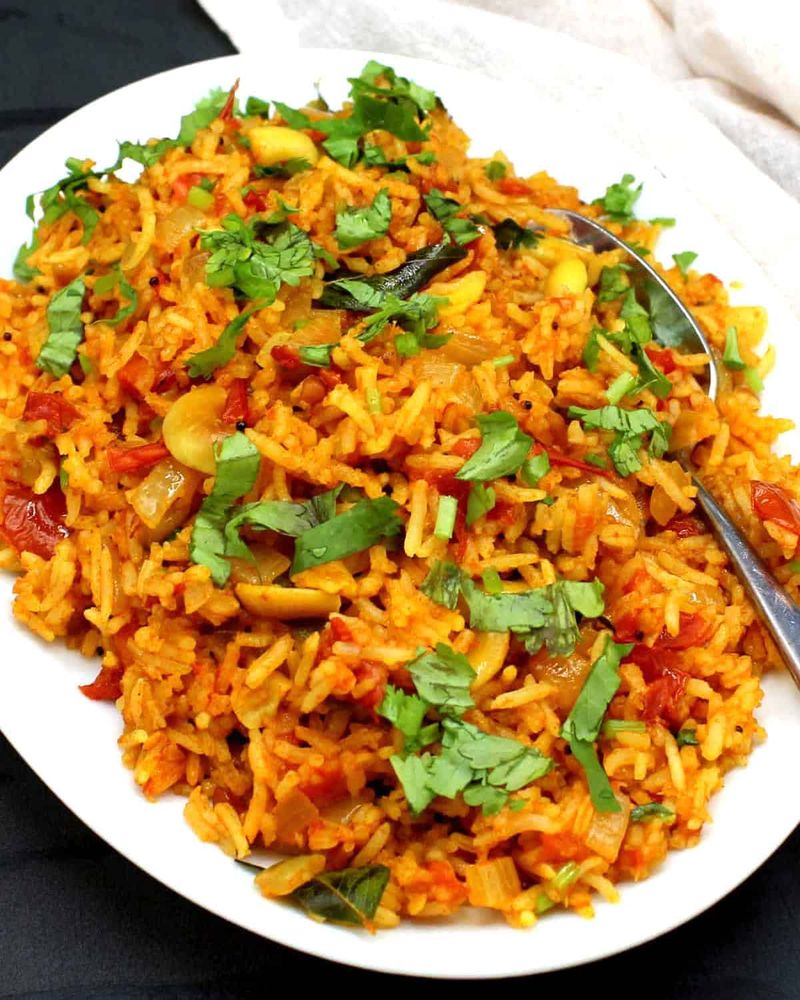 Spiced Canned Tomato Rice