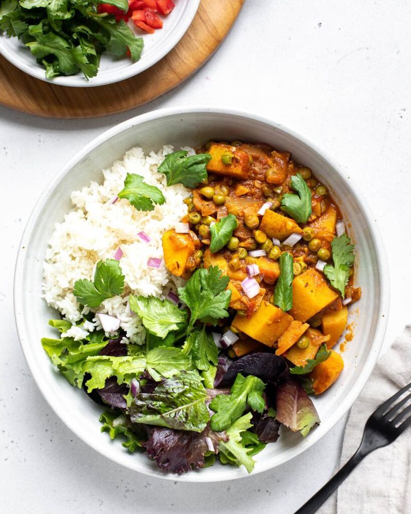Pea And Potato Curry