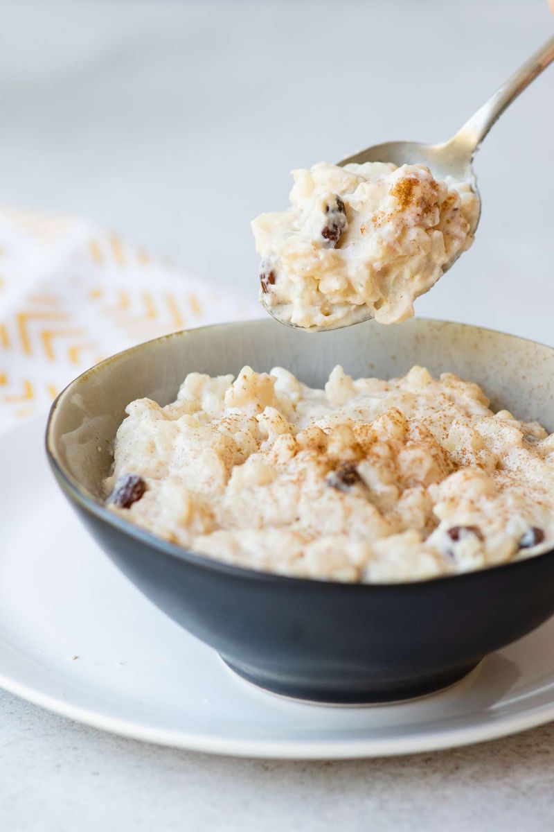 Rice Pudding From Plain White Rice