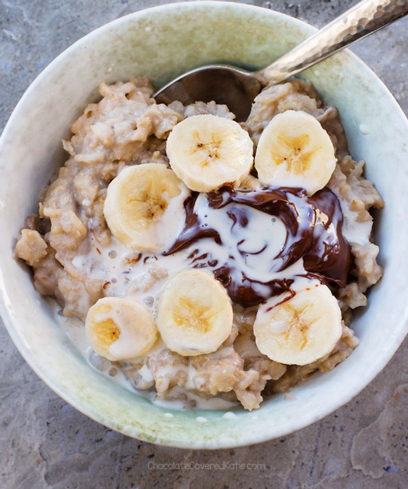 Instant Oats With Banana And Honey