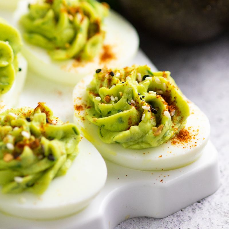 Avocado Deviled Eggs
