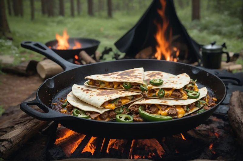 Campfire Quesadillas