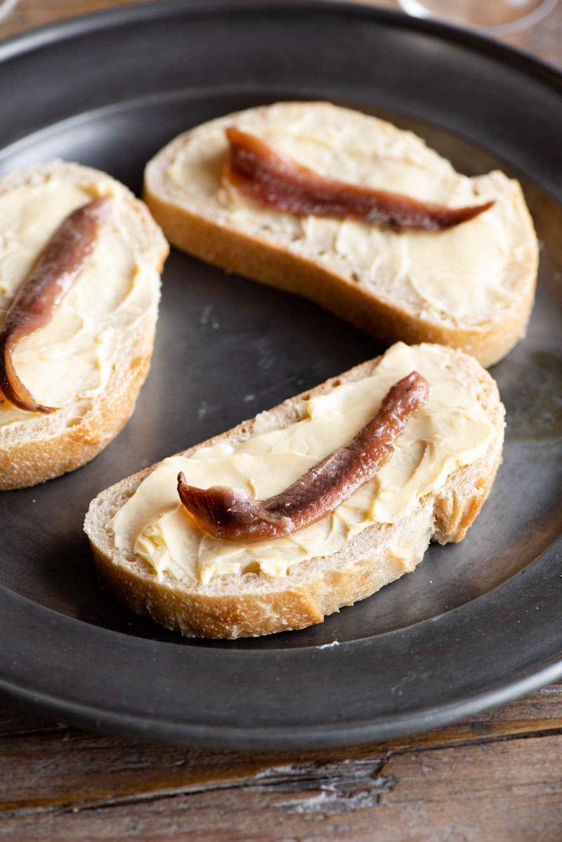 Anchovy and Butter Baguette (France)