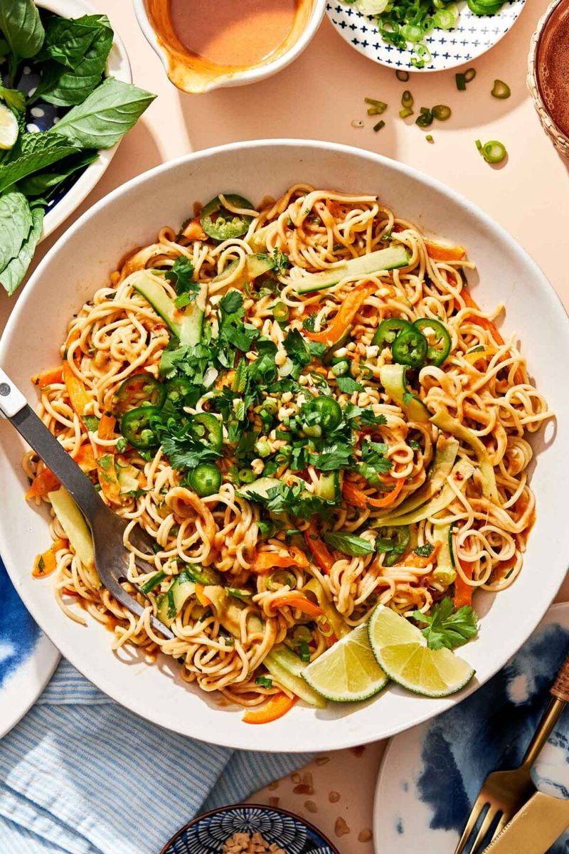 Thai Peanut Noodle Salad