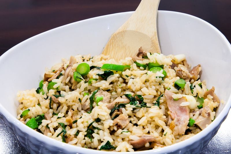 Crispy Duck Fried Rice with XO Sauce