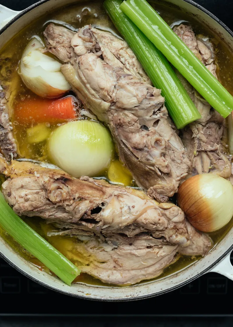 Slow-Cooked Bone Broth Vegetable Stew