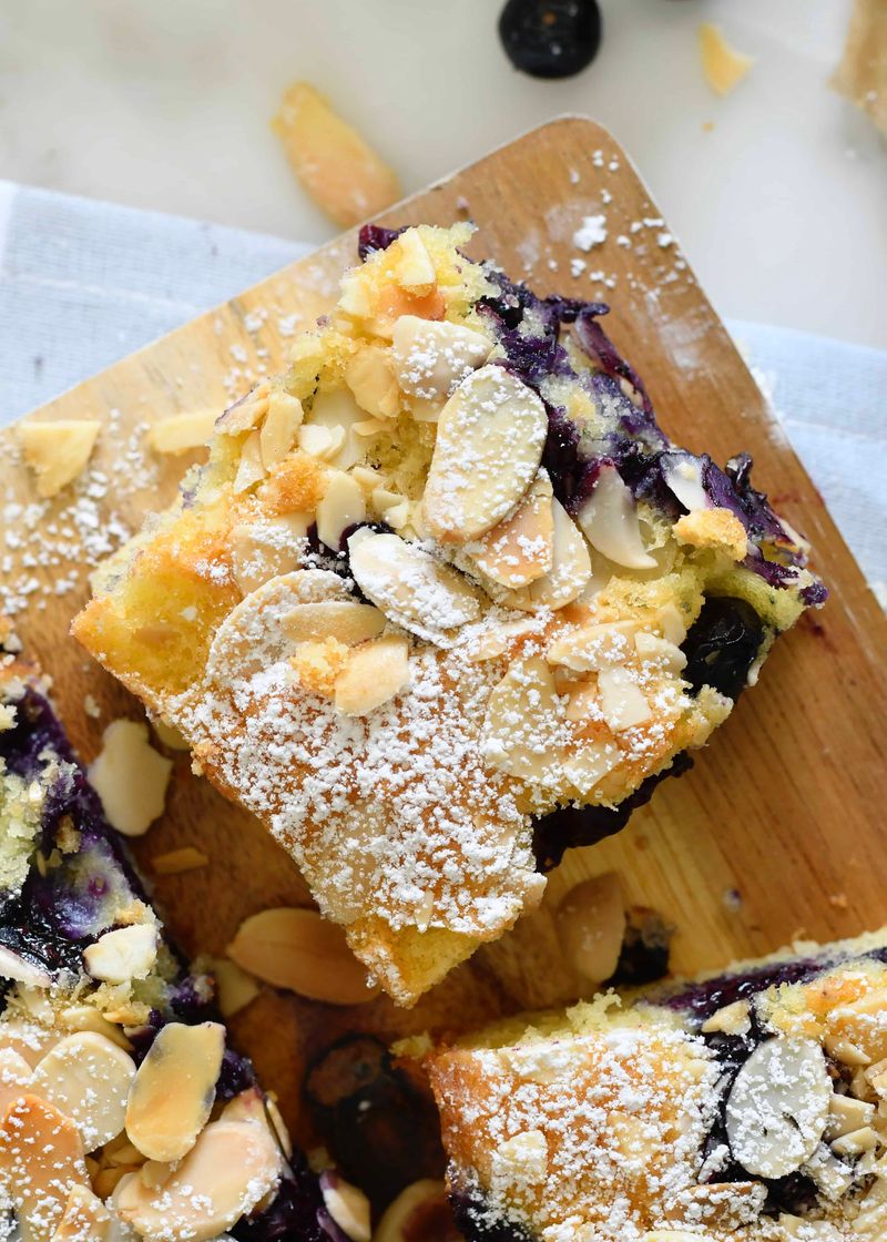 Healthy Blueberry Almond Cake