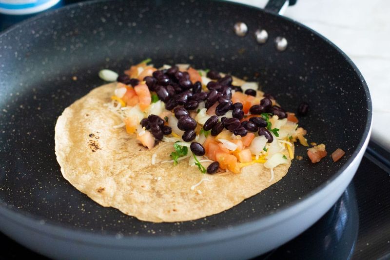Black Bean Quesadillas with Corn Tortillas