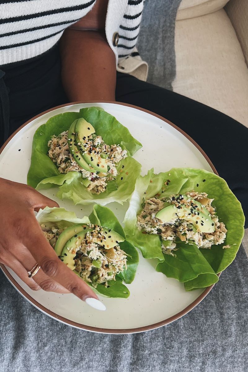 Tuna Salad Lettuce Wraps