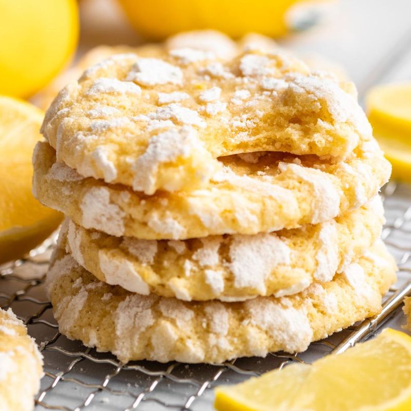 Lemon Crinkle Cookies