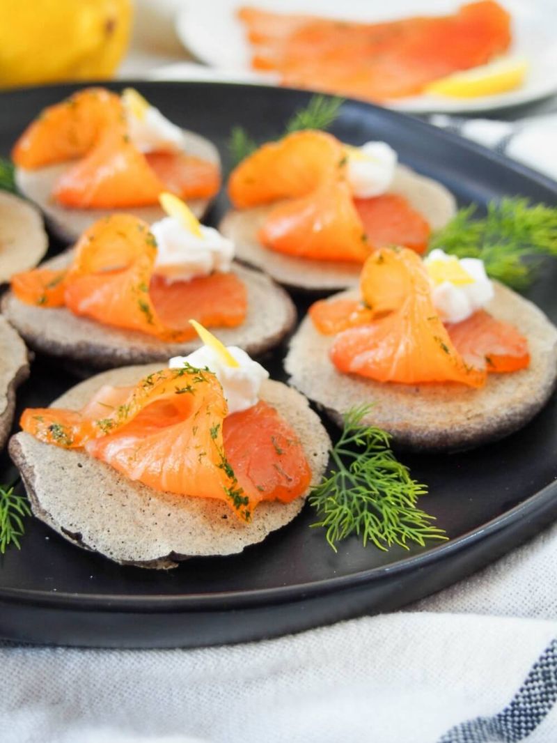 Smoked Salmon Blinis