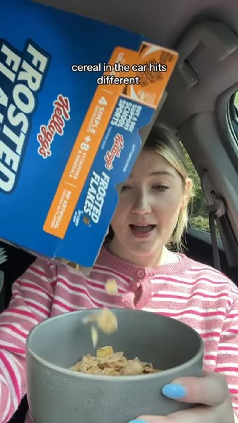 Dry Cereal Eaten by the Handful From the Box