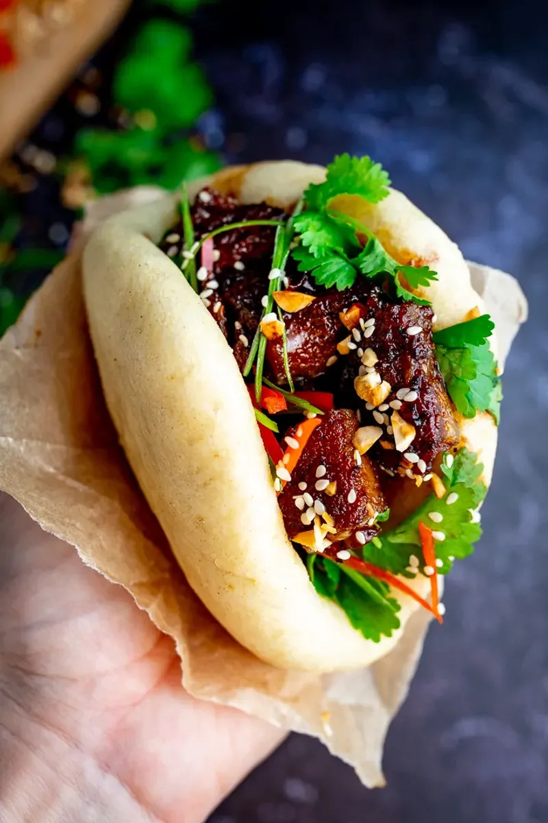 Bao Buns with Crispy Pork Belly