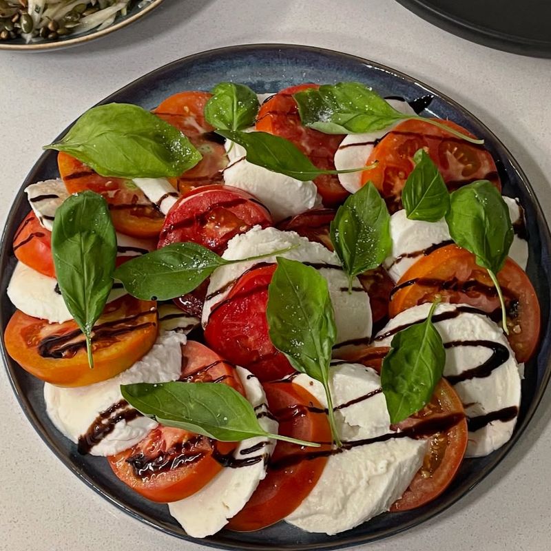 Caprese Salad with Garden Tomatoes