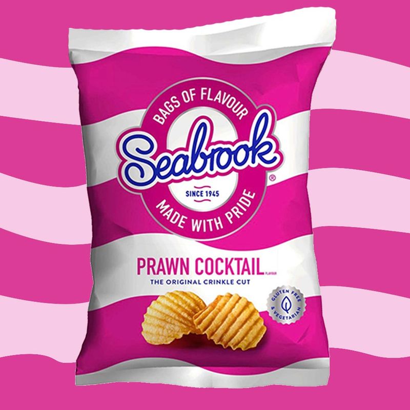 Seabrook Crinkle Cut Prawn Cocktail Crisps