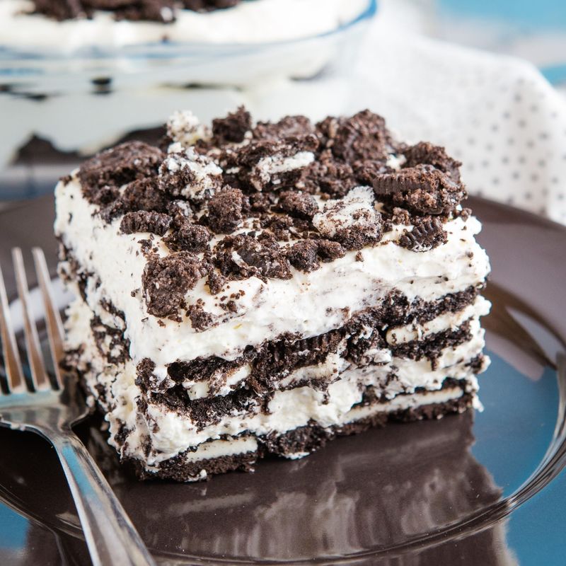 Cookies And Cream Pudding Icebox Cake