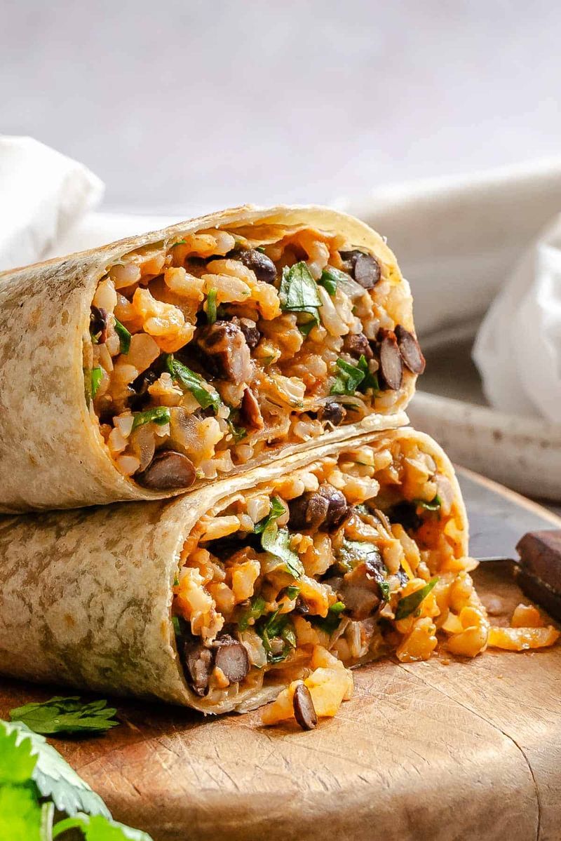 Rice and Bean Burritos