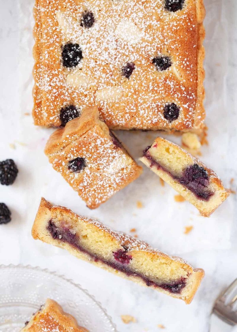 Bramble and Almond Tart