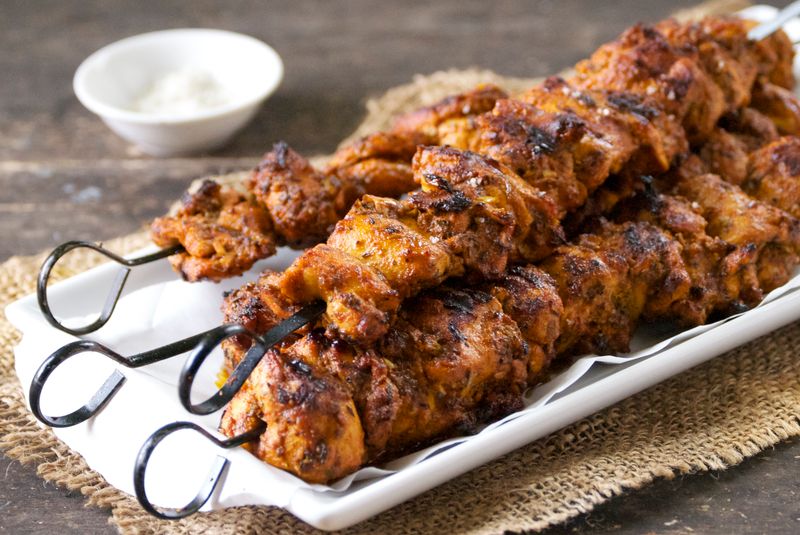 Chicken Pinchos Morunos (Moorish Chicken Skewers)