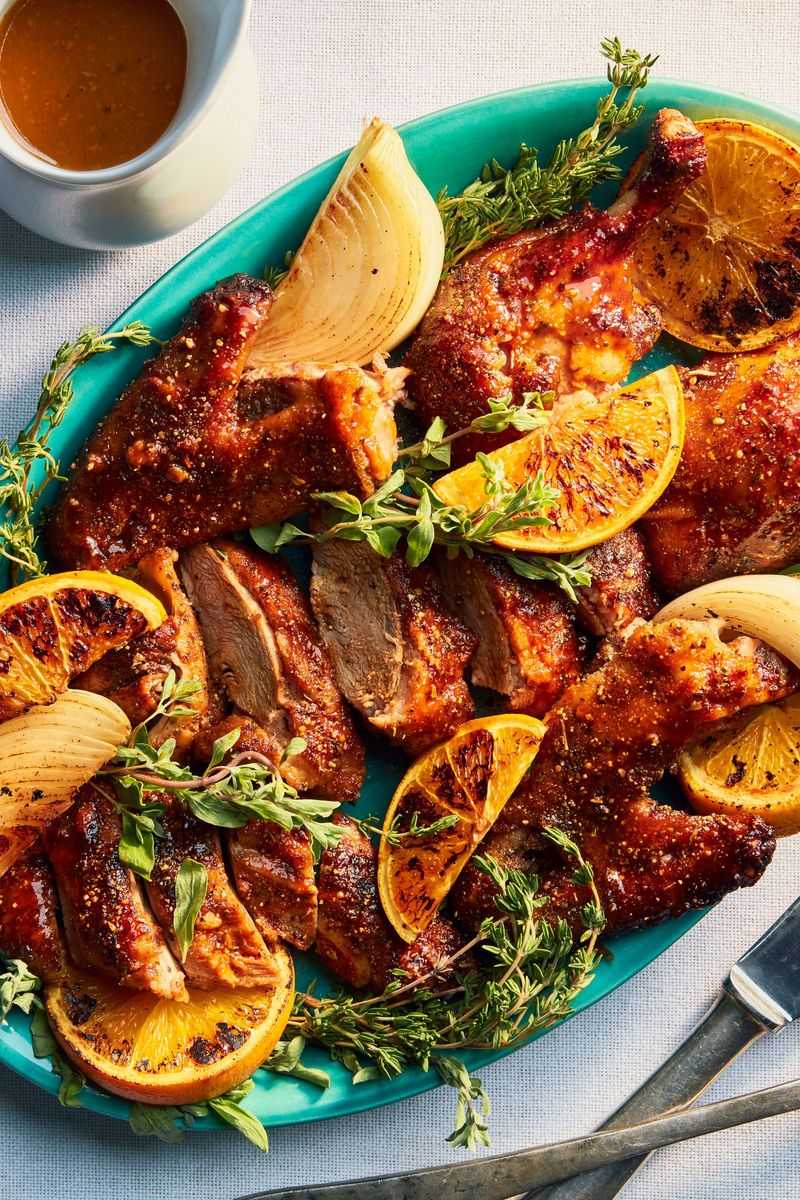 Duck with Orange Sauce