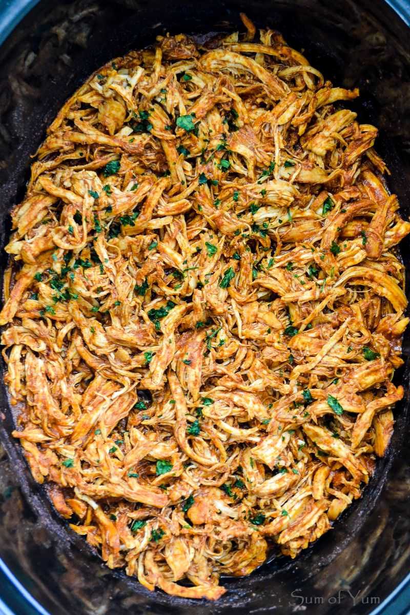 Slow Cooker Shredded Chicken