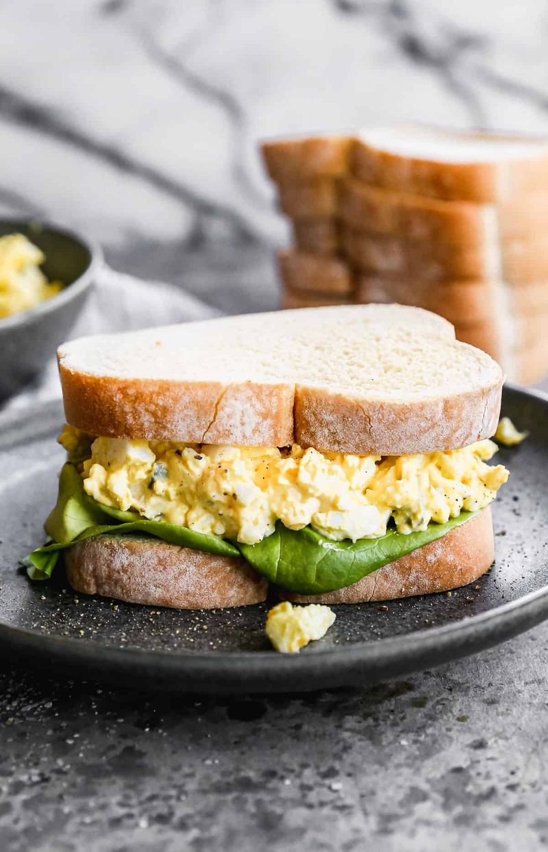 Egg Salad on White Bread