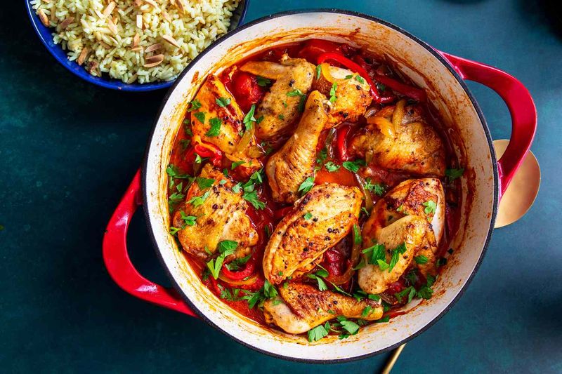 Poulet Basquaise (Basque Chicken)