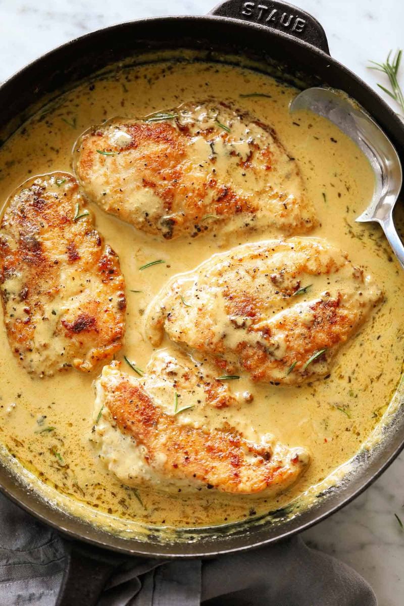 Chicken with Dijon Mustard Sauce