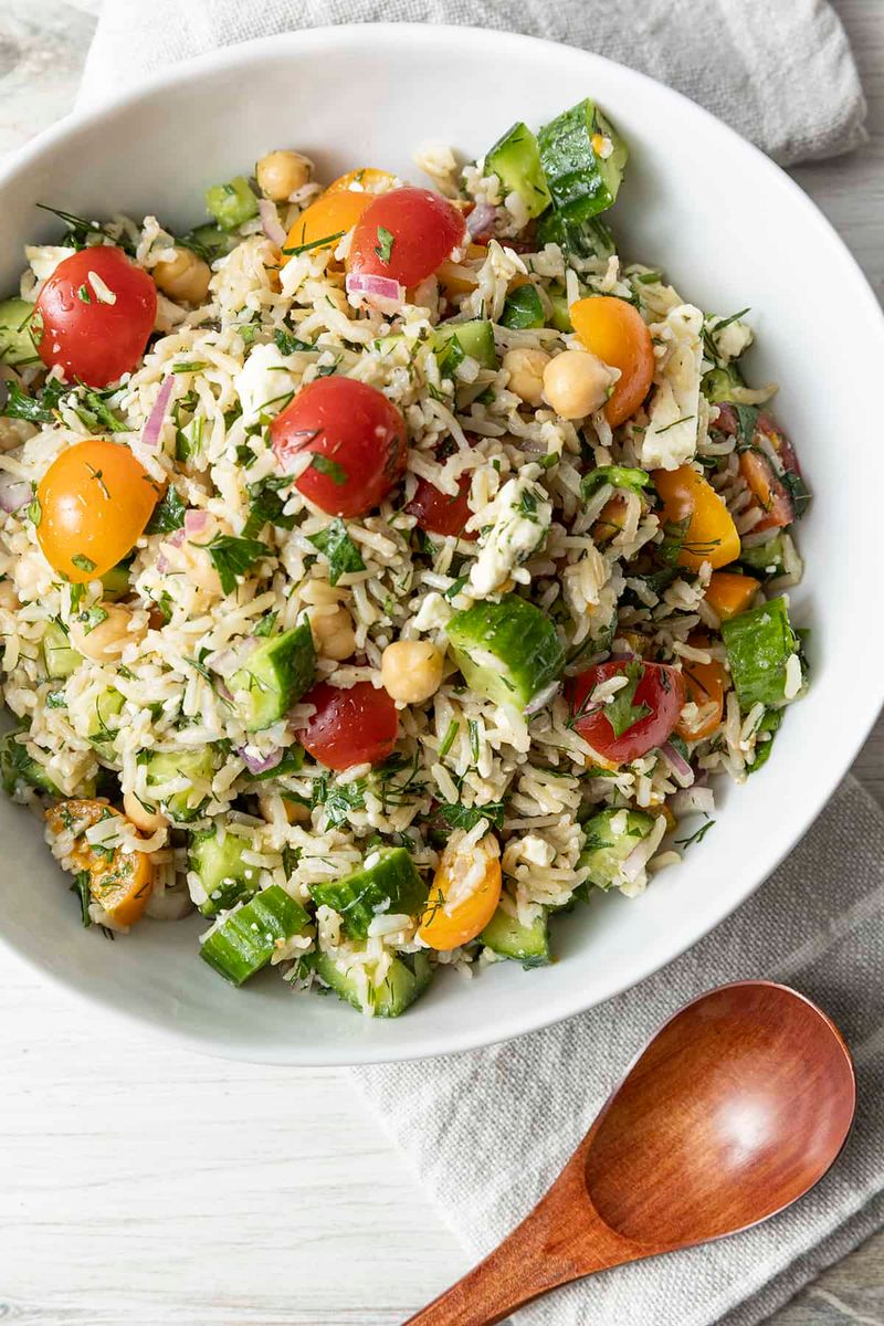 Create a Rice Grain Salad