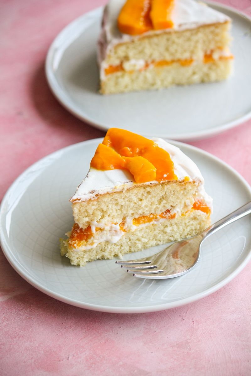 Mango Coconut Chiffon Cake