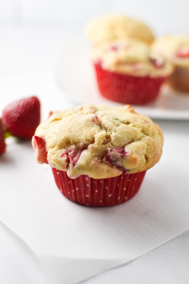 Strawberry Cream Cheese Muffins