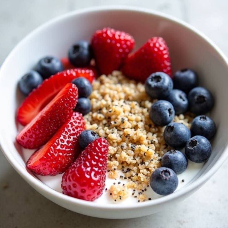Strawberry and Quinoa Protein Bowl