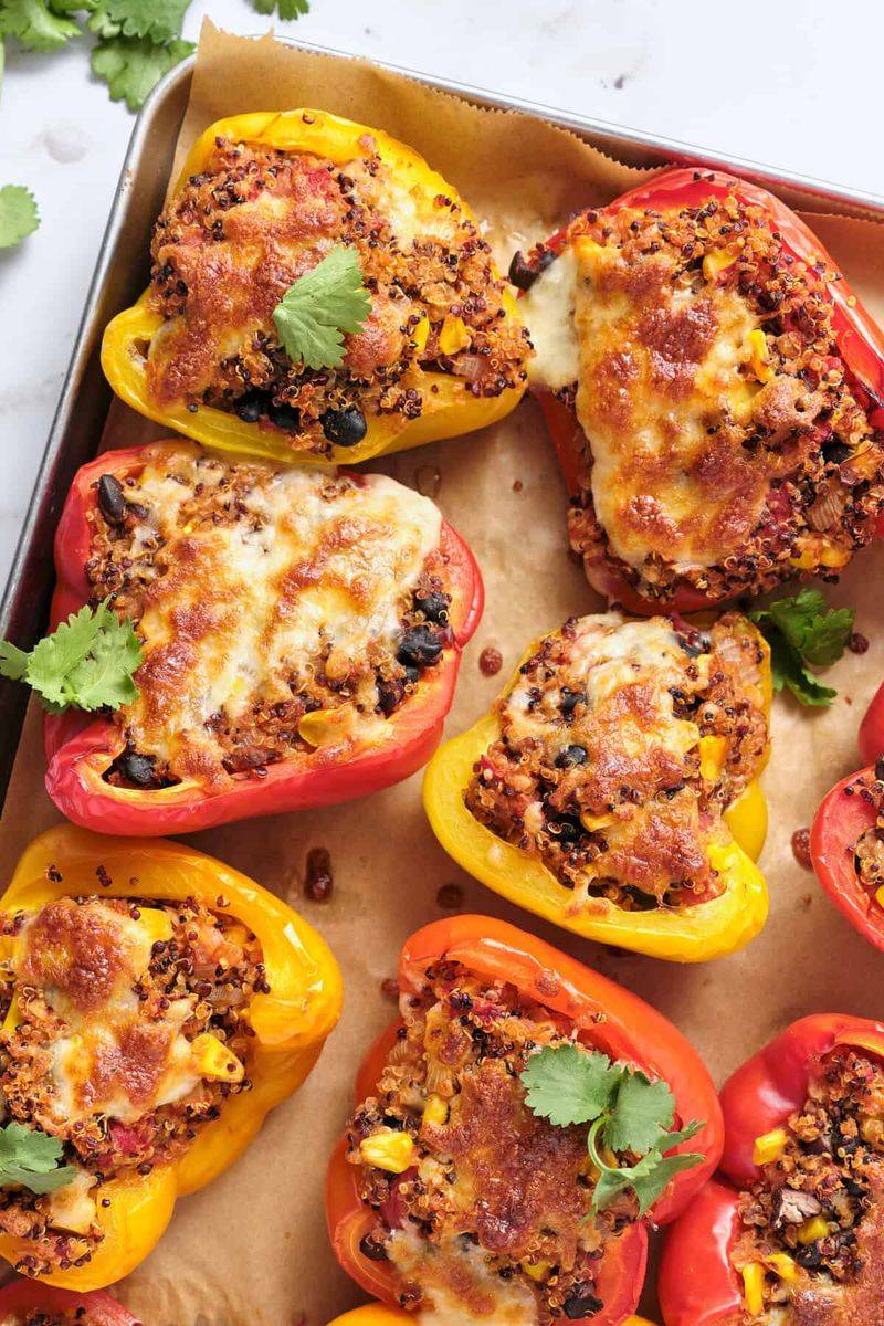 Quinoa Stuffed Bell Peppers