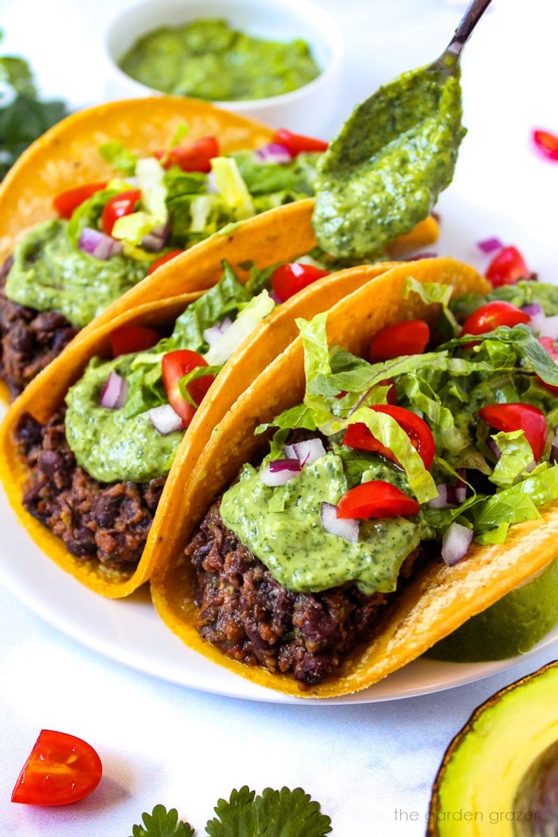 Quinoa and Black Bean Tacos