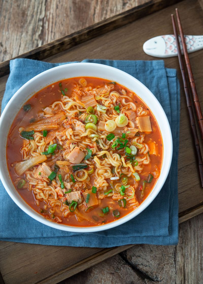 Pot Noodle With Kimchi