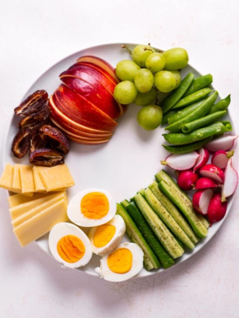 Hard-Boiled Egg Snack Plate