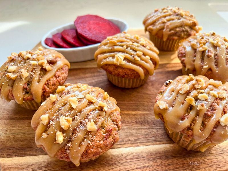 Beet and Orange Muffins