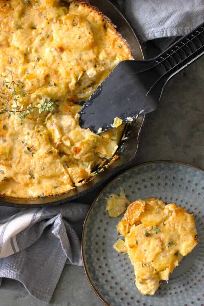 Creamy Potato and Leek Casserole