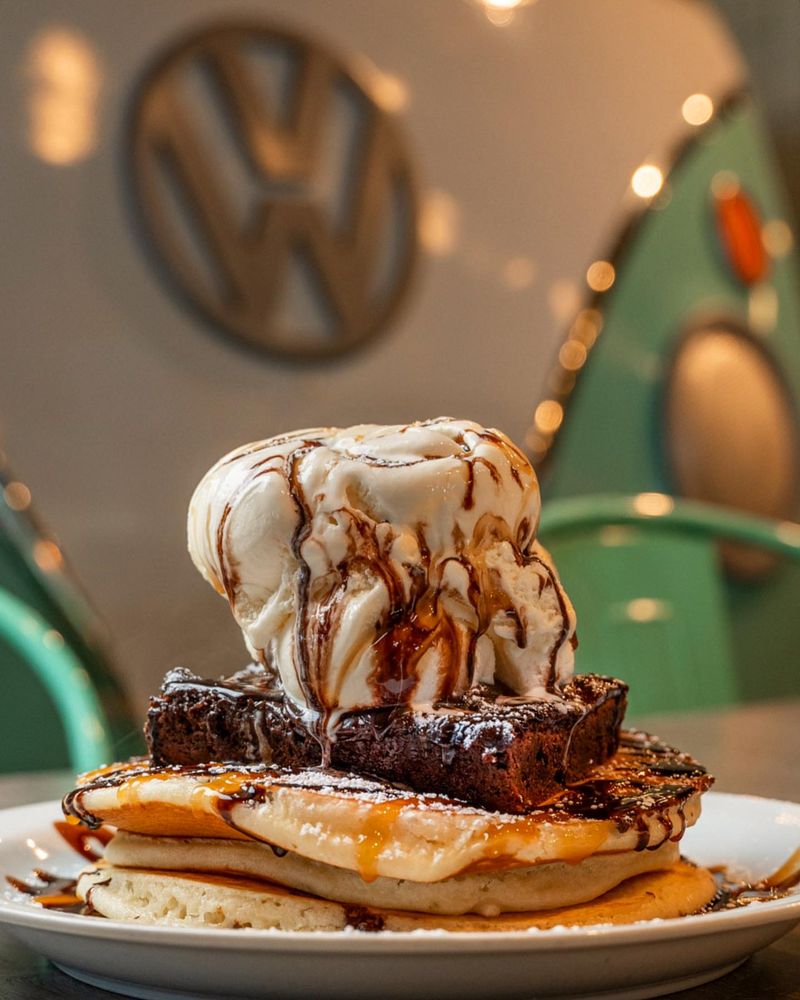 Dessert-for-Breakfast Pancake Sundaes