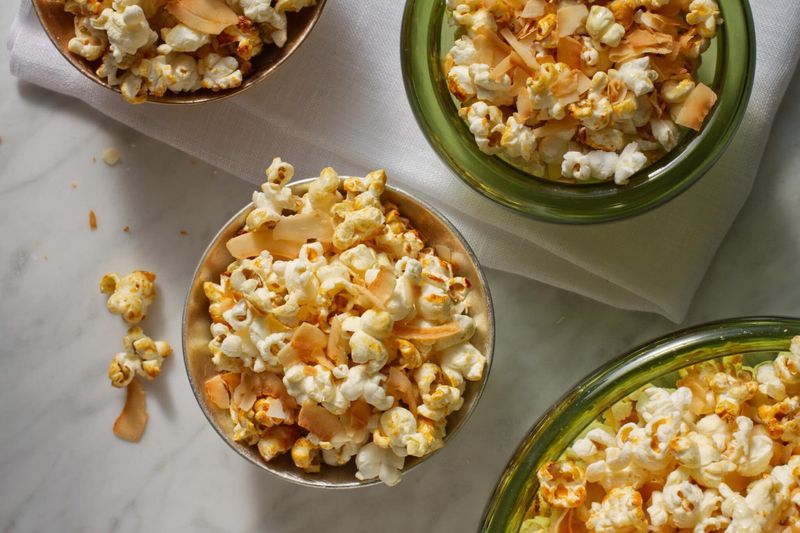 Coconut Oil and Toasted Coconut Flakes