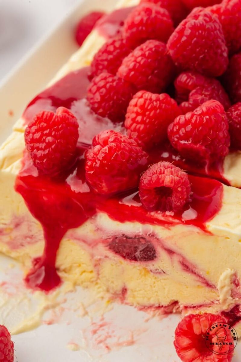 Raspberry Semifreddo