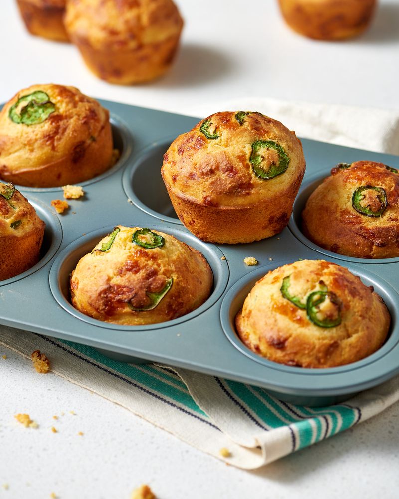 Savory Cheddar Jalapeño Muffins