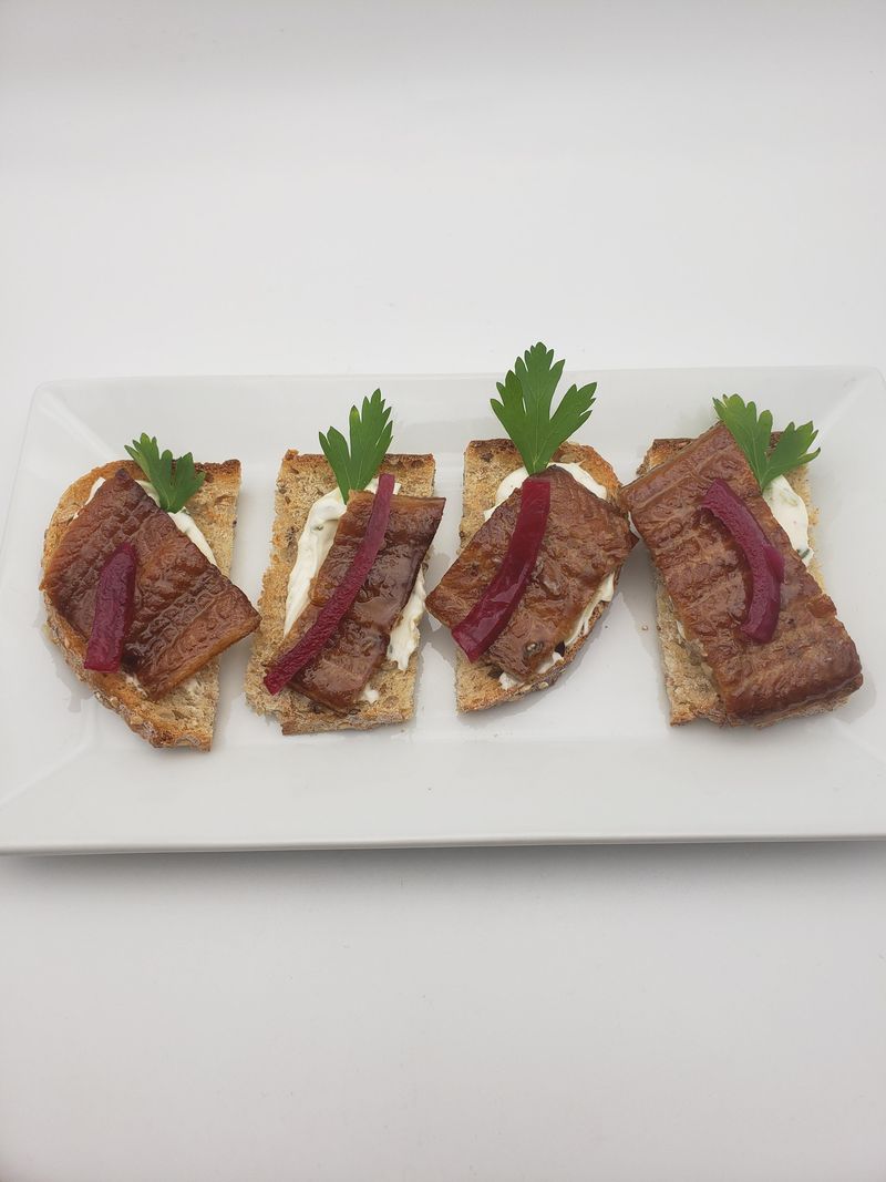 Smoked Eel on Toast
