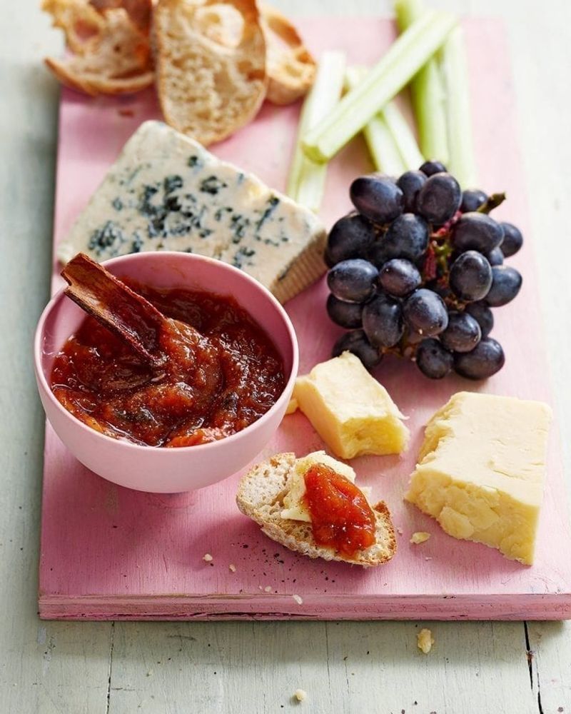 Rhubarb Chutney for Cheese Boards