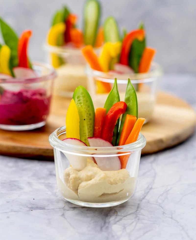Hummus and Veggie Cups